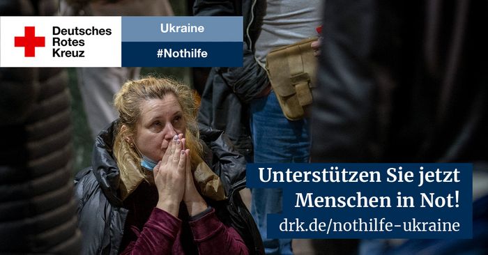 csm_DRK_LinkedIn_Spendenaufruf_1_Ukraine_1200x627_368f196f96 Ukraine- Hilfe in der Krise