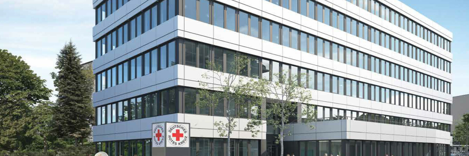 DRK-Neubau LöwenhofArchitekturskizze